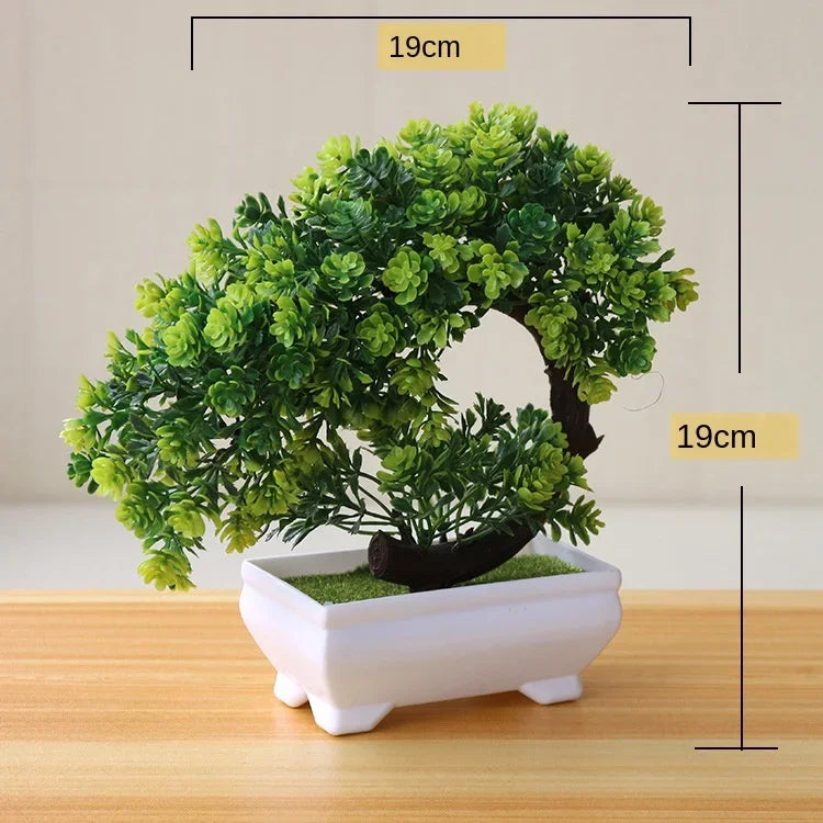 Artificial Plants Potted Bonsai