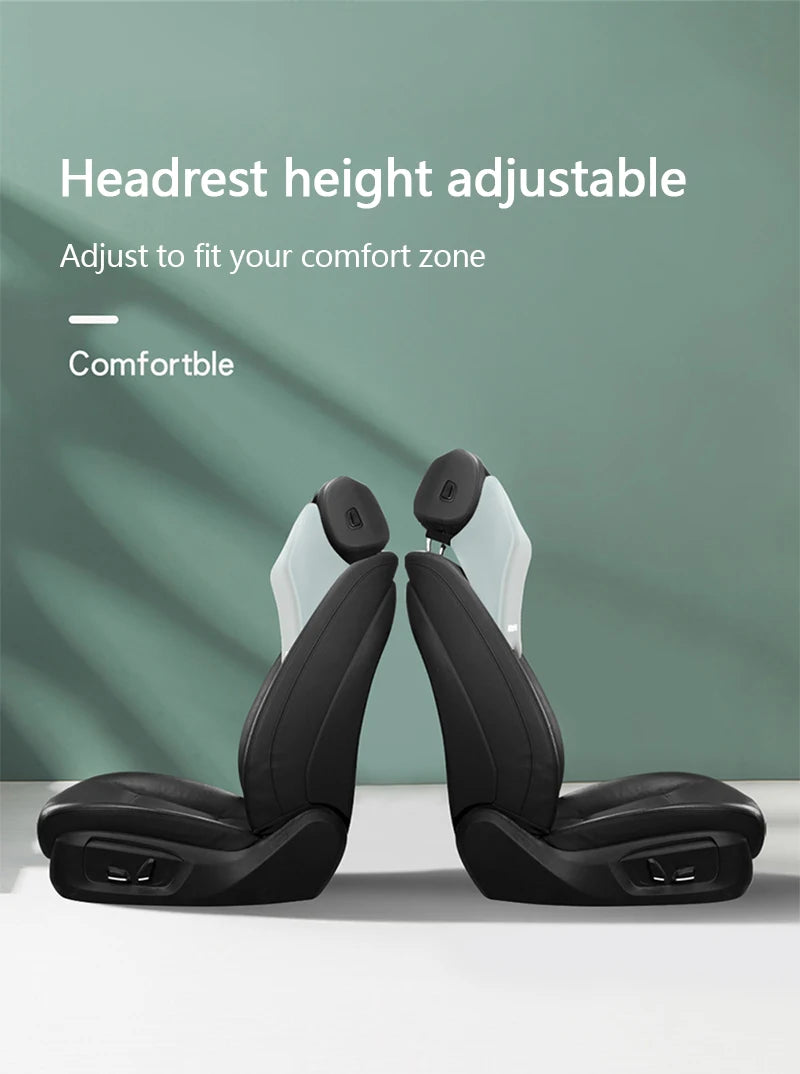 Car Lumbar Back Support Headrest Neck Pillow Memory Foam Lumbar Pillow Universal Soft Neck Pillows Cushion Car Seat Cushion