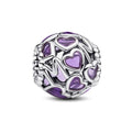 New Openwork Hearts Mum Bead Infinity Knot Dangle Charm Fit Original Pan Bracelet DIY Valentine's Day Gift Women Jewelry