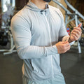 Mens Fitness Tracksuit Running Sport Hoodie Gym Joggers Hooded Outdoor Workout Shirts Tops Clothing Muscle Training Sweatshirt