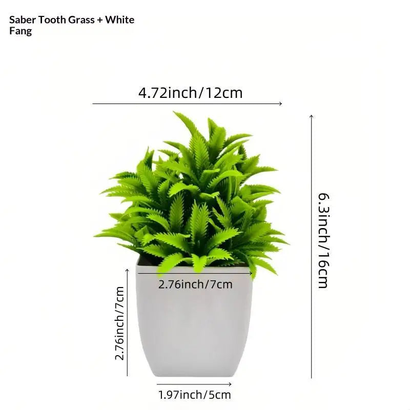 Artificial Potted Plants With Lifelike Foliage And No Maintenance