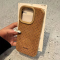 English Polka Dot Suede High Value Fashion Phone Case For iPhone 15 Pro Max Cases iPhone 11 12 13 14 16 XS XR X 15 14 Plus Cover