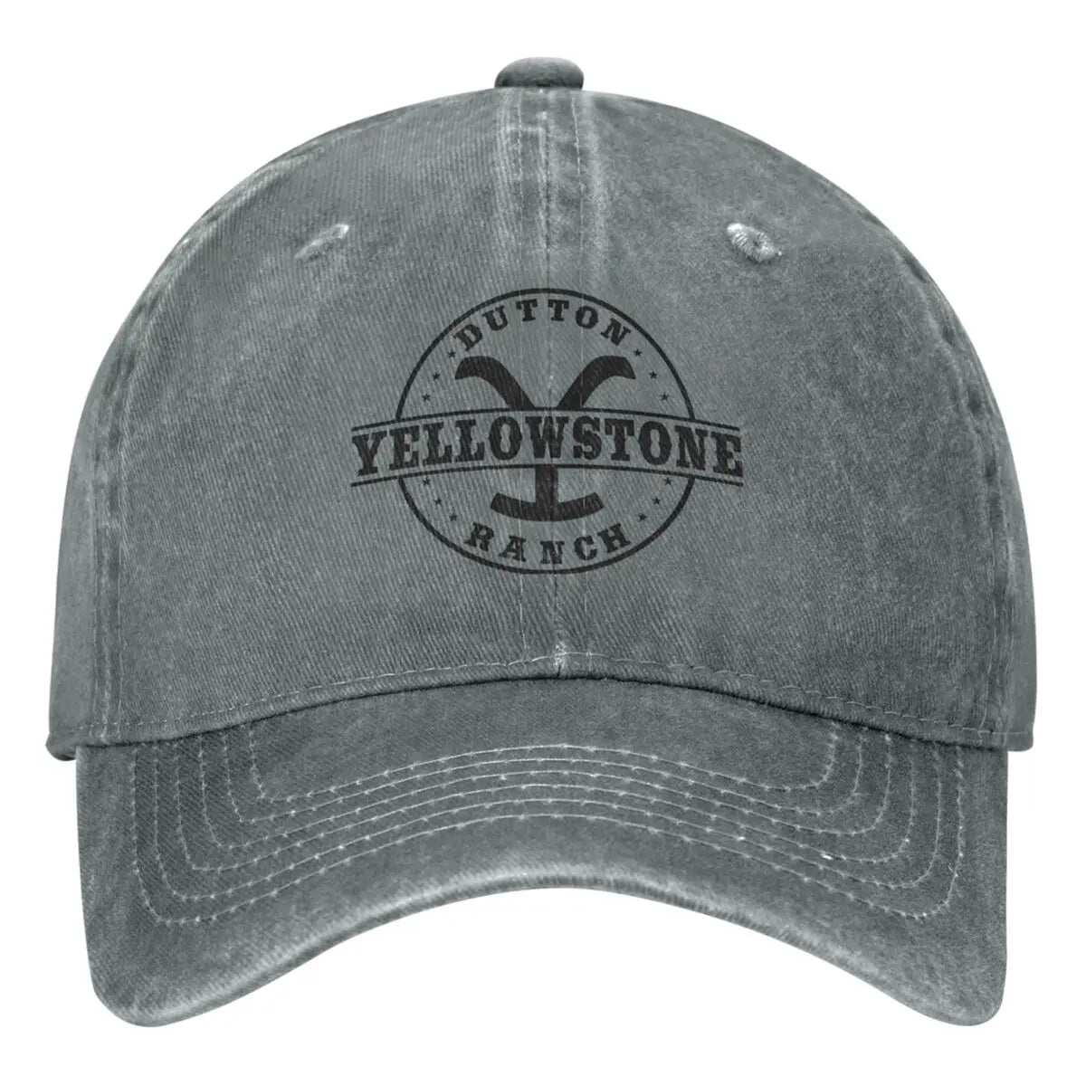 Yellowstones Dutton Ranch Baseball Cap Vintage Logo Hiking Fishing Retro Trucker Hat Unisex Men Fashion Sunshade Baseball Caps