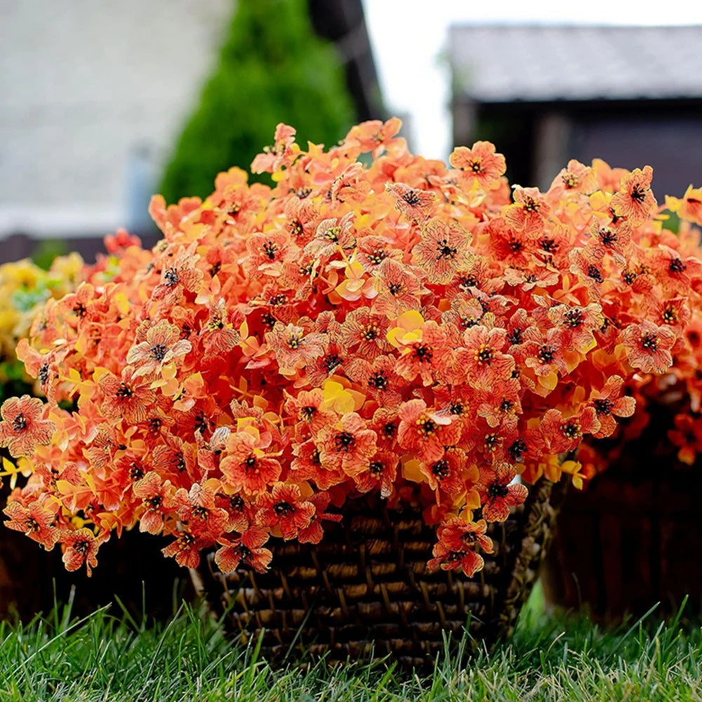 Artificial Flowers Vase Home Room Decor, Fall Decoration