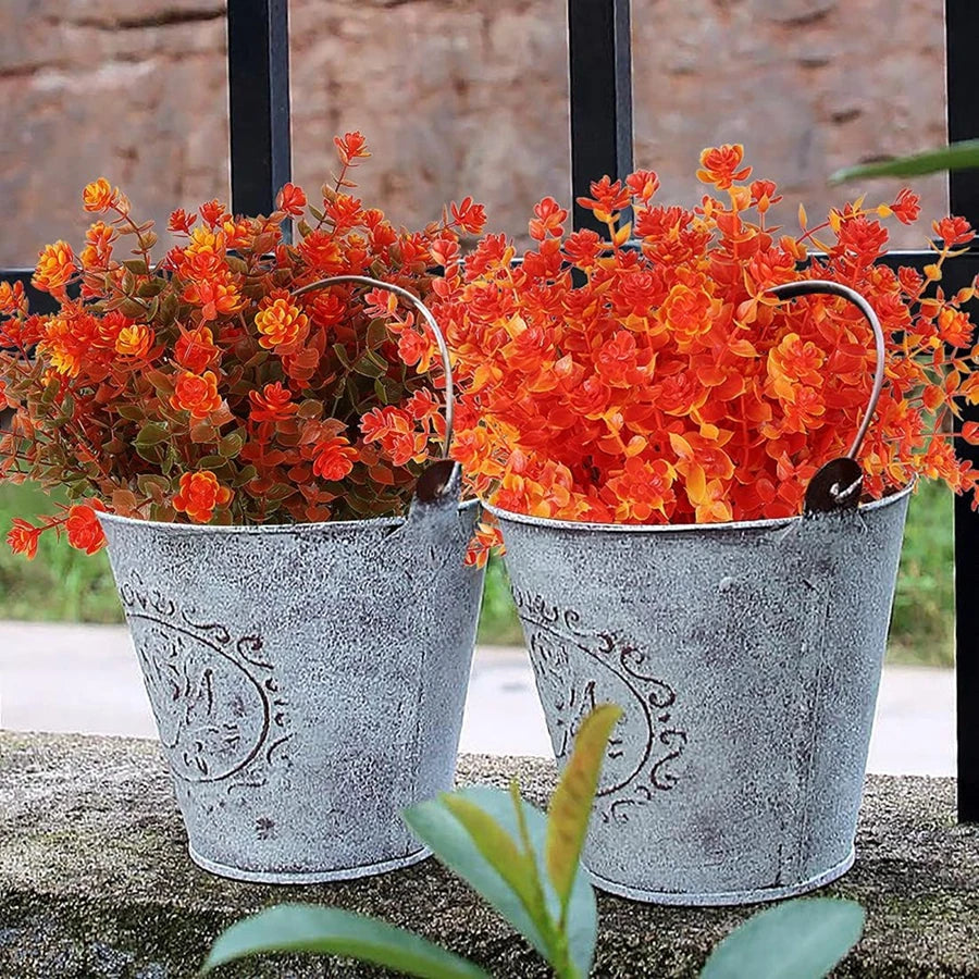 Artificial Flowers Vase Home Room Decor, Fall Decoration