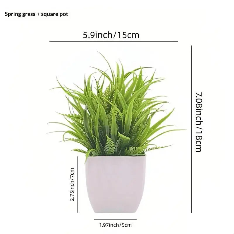 Artificial Potted Plants With Lifelike Foliage And No Maintenance