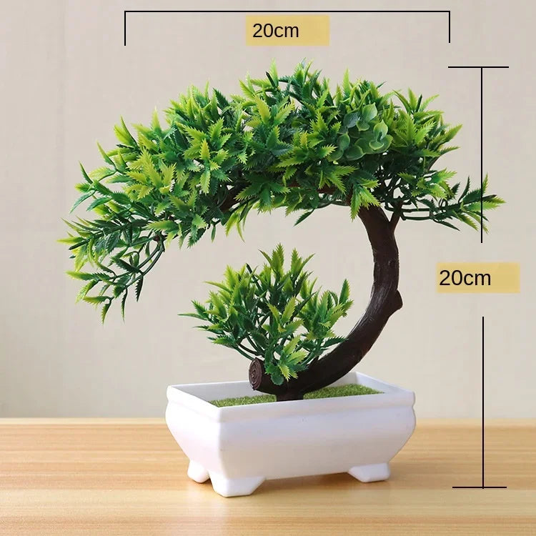 Artificial Plants Potted Bonsai