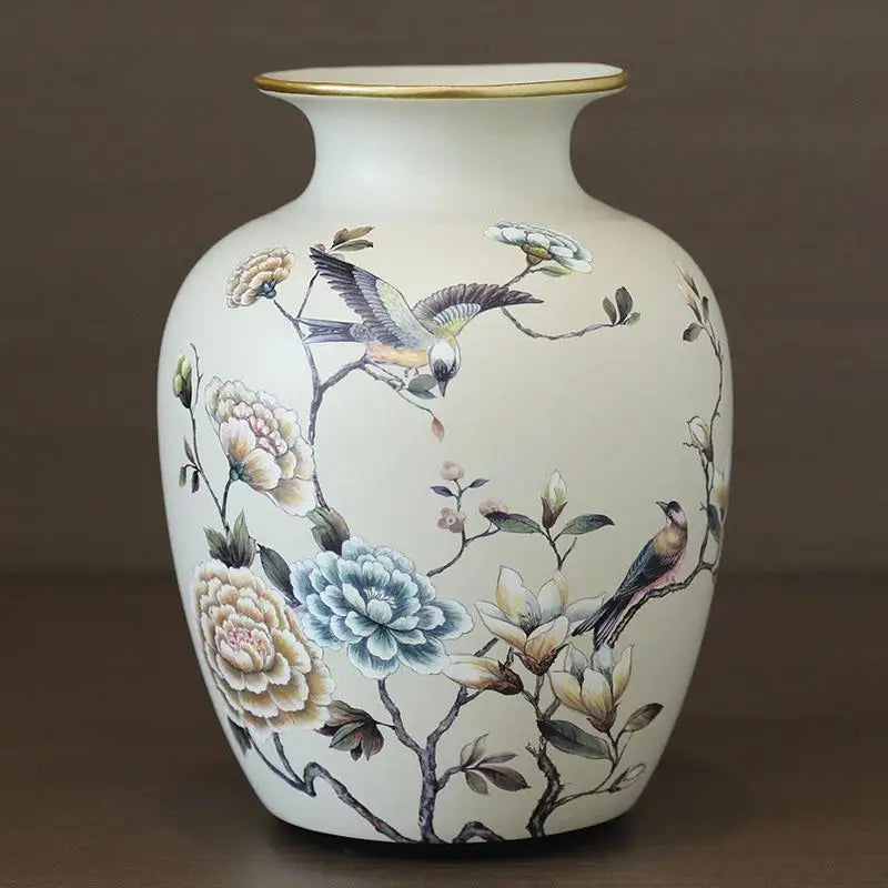 American Style Ceramic Vase Dining Table Entrance Tea Table Decoration Modern And Simple European Style French Creative Crafts