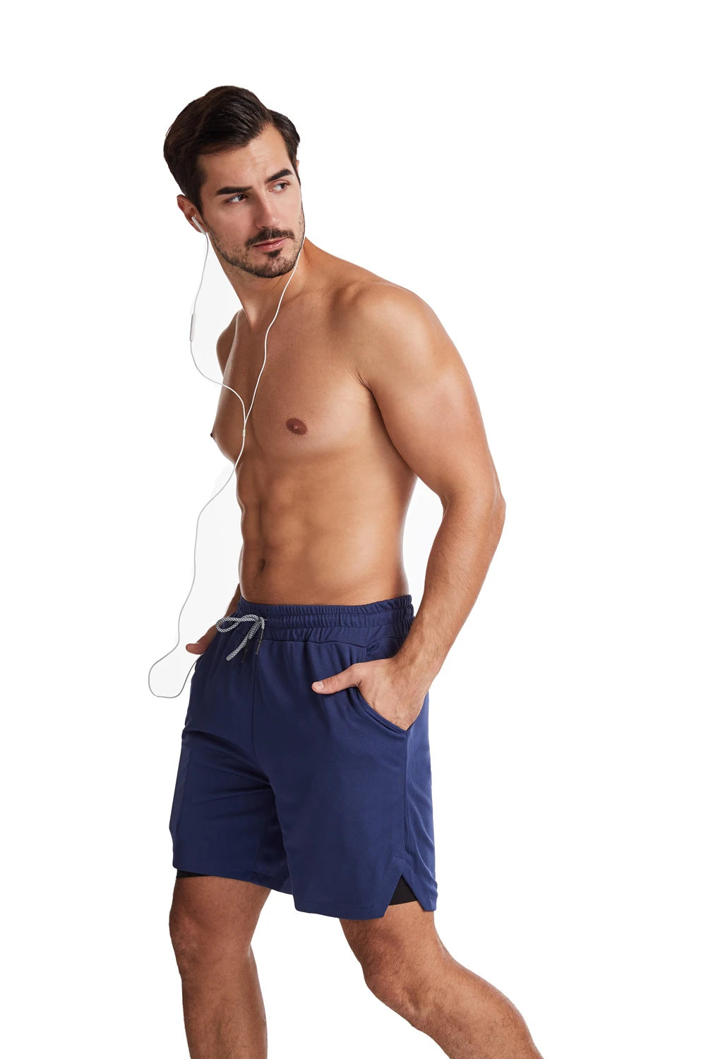 2025 Newest Running Shorts Men 2 in 1 Training Gym Shorts Fitness Men Joggers Jogging Summer Sports Shorts Workout Short Pants