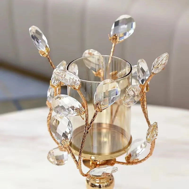 Candle Holder Wedding Decoration European Style Candle Holders Home Crystal Candle Holder Decorations Romantic