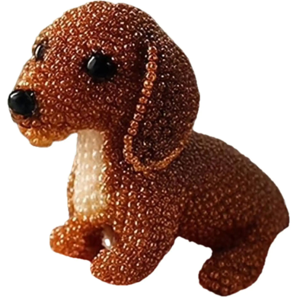 3D Animals Bead Craft Kit 3D Animal Dog Shape Bead Embroidery Set for Crafting Enthusiasts Girls Women Teens Adults DIY Gifts