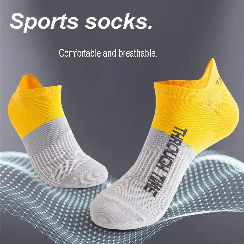 10 Pairs/Lot High Quality Men's Ankle Socks Athletic Fitness Running Socks Breathable Spring Summer Mesh Casual Short Sock Gifts