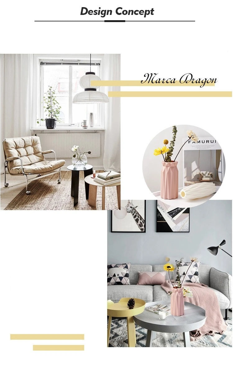 Vase, Living Room Modern Home Decorations Ornaments