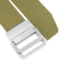 Male Belt Fashion Casual Nylon Fabric Belt Strap Double Loop Buckle Belt Long Waistband Solid Color For Jeans Pants