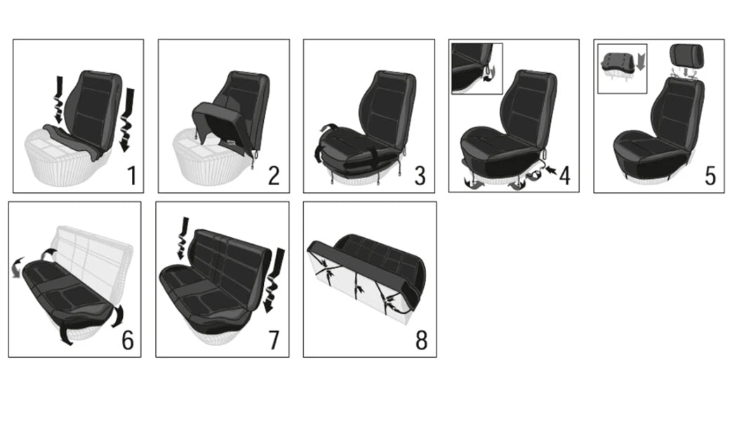 Universal Leather and Mesh Fabric Car Seat Covers Leather Set Fit For Most Car SUV Truck Van Car Accessories Interior