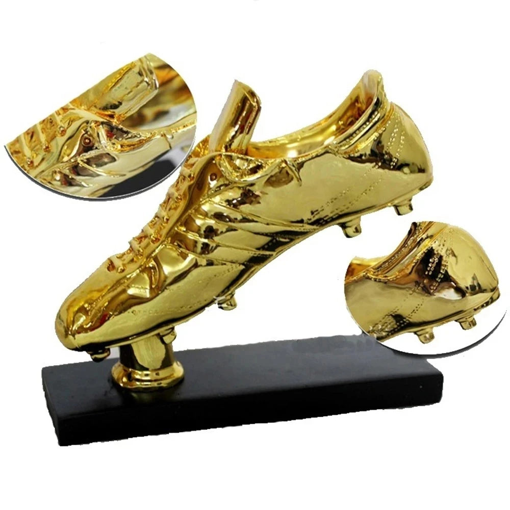 15/20/25cm Soccer Trophy Golden Ball Golden Ballon Football Excellent Player Award Competition Honor Reward Spherical Trophy
