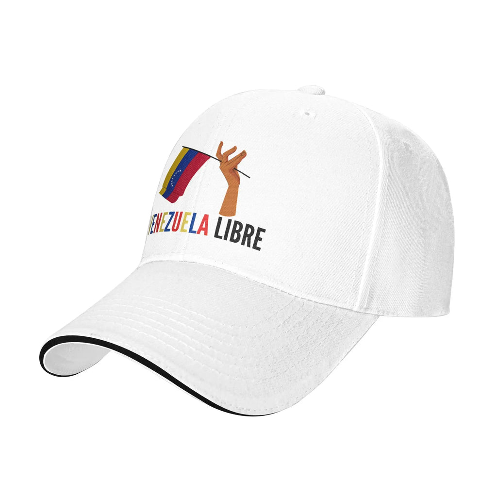Venezuela libre  Outfits Unisex Baseball Cap  Trucker Hat Unique Design Formal Headwear Adjustable Sun Cap