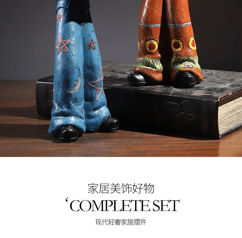 Wine Cabinet Decoration Western The Band Characters Retro Ornaments