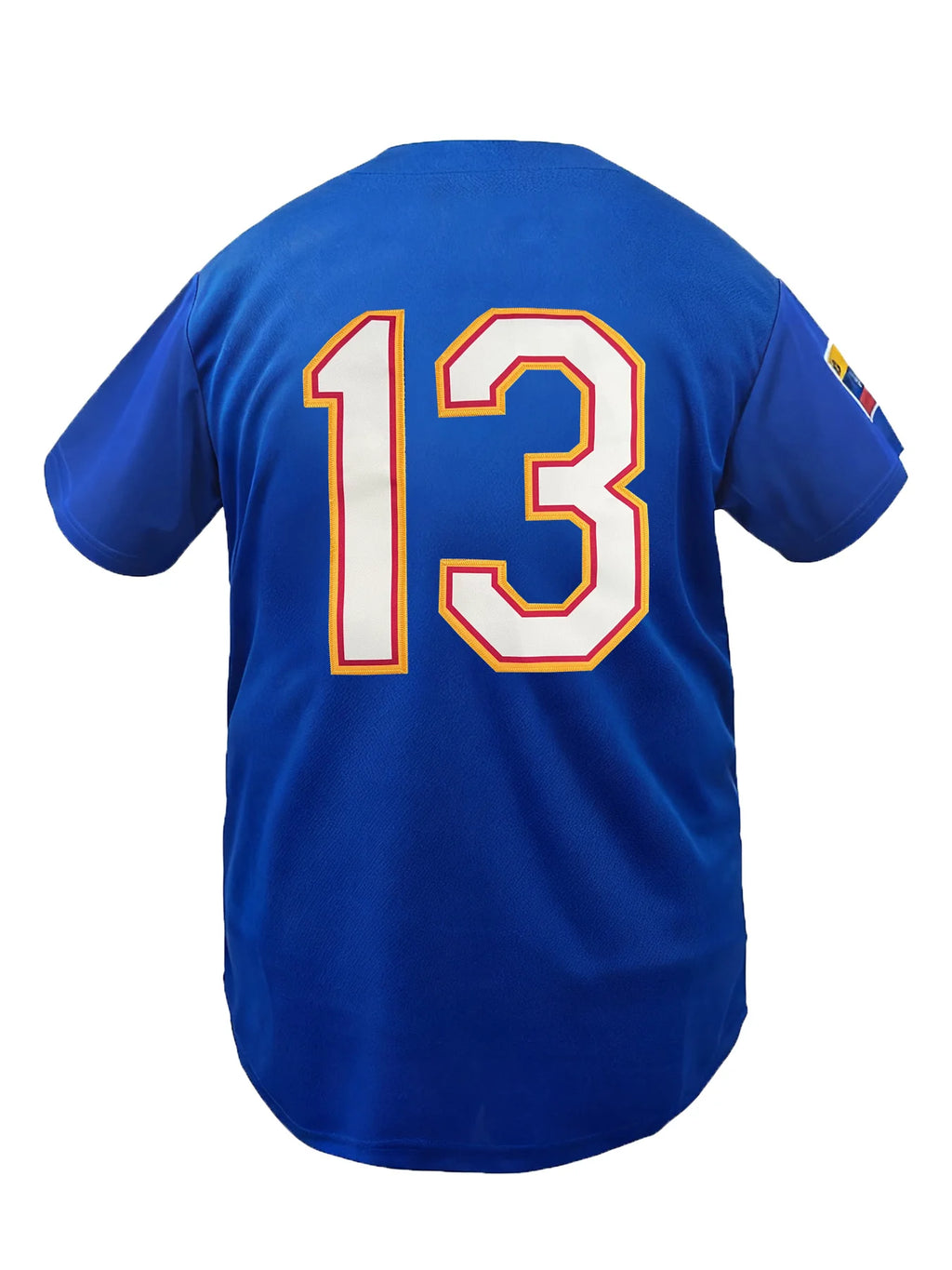 Men's #13 Letter Embroidered Venezuela Baseball Jersey-Sports Shirt-Breathable Short Sleeve Unisex Baseball Shirt Men Clothing