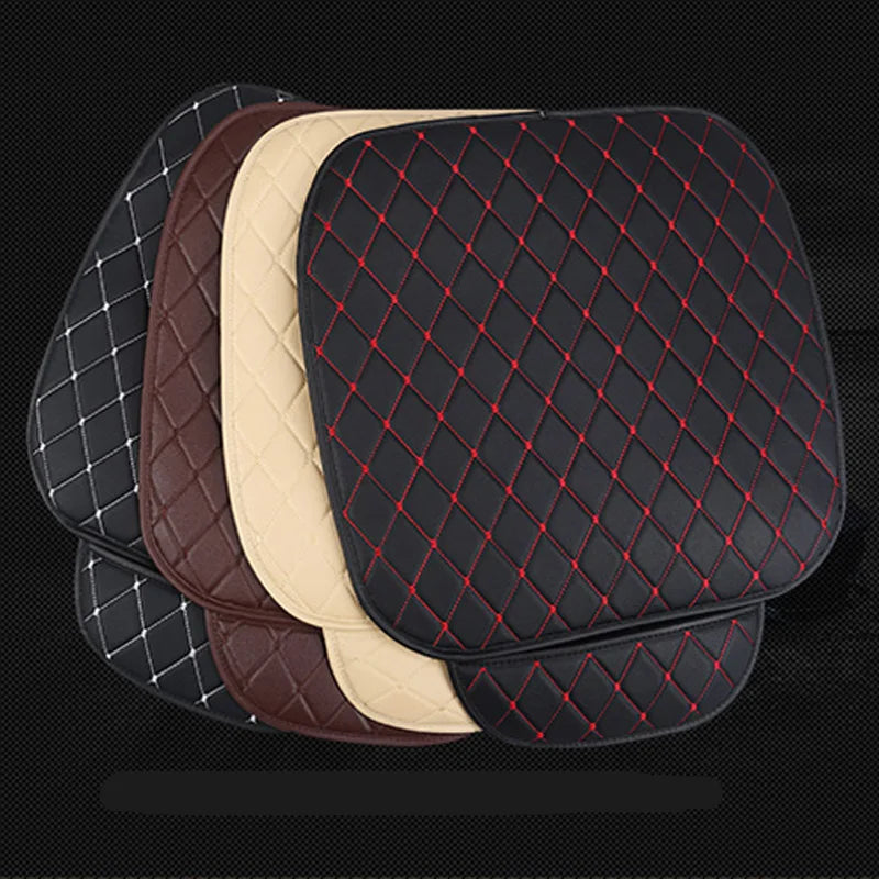 Universal Car Seat Covers PU Leather Seat Cover Auto Interior Accessories Mat Protector Car Leather Support Pad Car Seat Covers