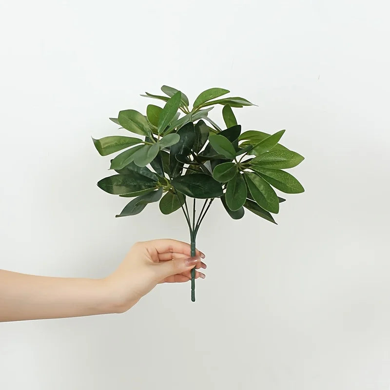 Artificial Plant | Fake Leaves with Stem, Ideal for Living Room