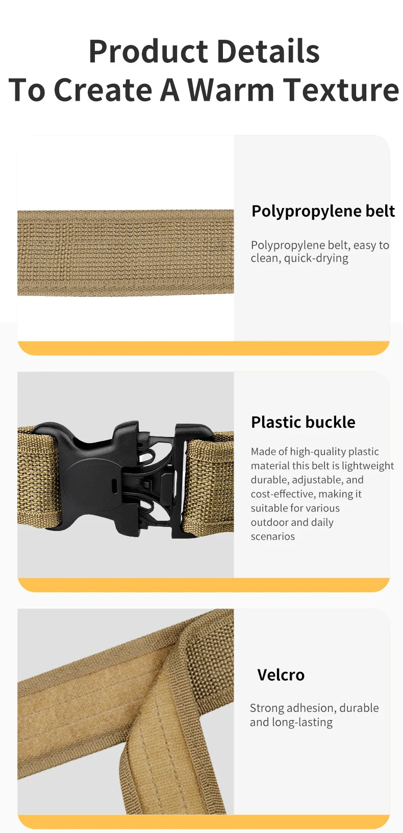 Men's new nylon belt polyester woven belt multi-functional tactical belt for outdoor sports