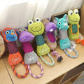 Dog Toy Animals Shape Bite Resistant Squeaky Toys Corduroy Dog Toys for Small Large Dogs Puppy Pets Training Accessories