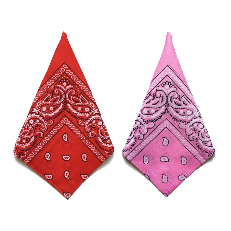 1/2pcs Hip Hop Bandana Man Women Fashion Outdoor Headbands Hair Band Wrist Wraps Hair Scarves High Quality Hair Accessories
