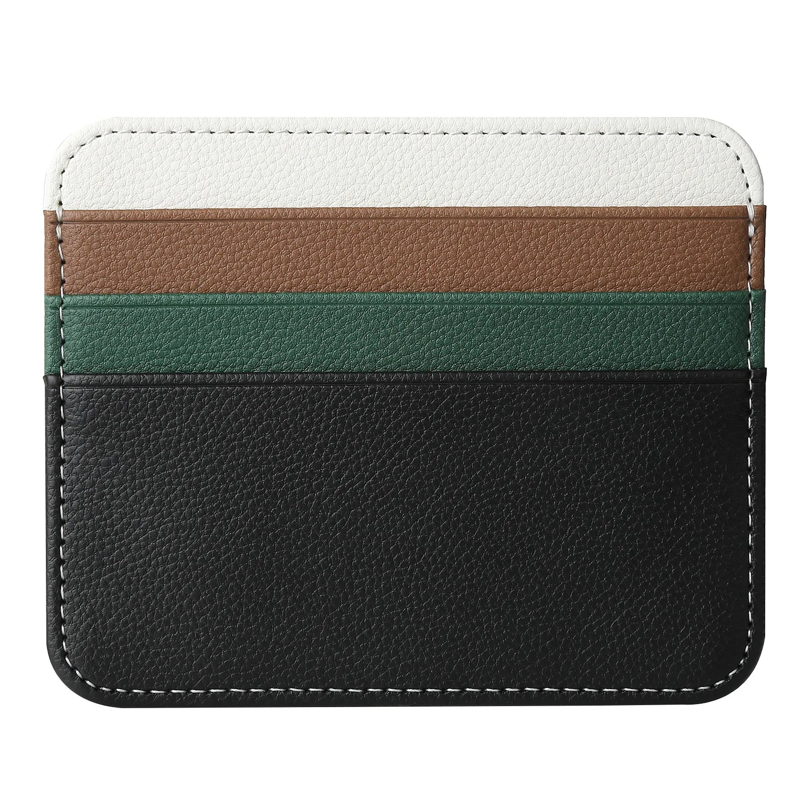 Double-sided Credit Card Holder Slim Bank Card ID Cards Coin Pouch Case Bag Wallet Organizer Women Men Thin Business Card Purse