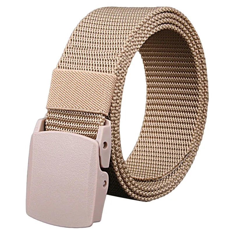 Men's Belt Outdoor Casual Canvas Belt Metal Free Training Nylon Tactical Belt With Pants Jeans Belt Sports Belts For Men Women