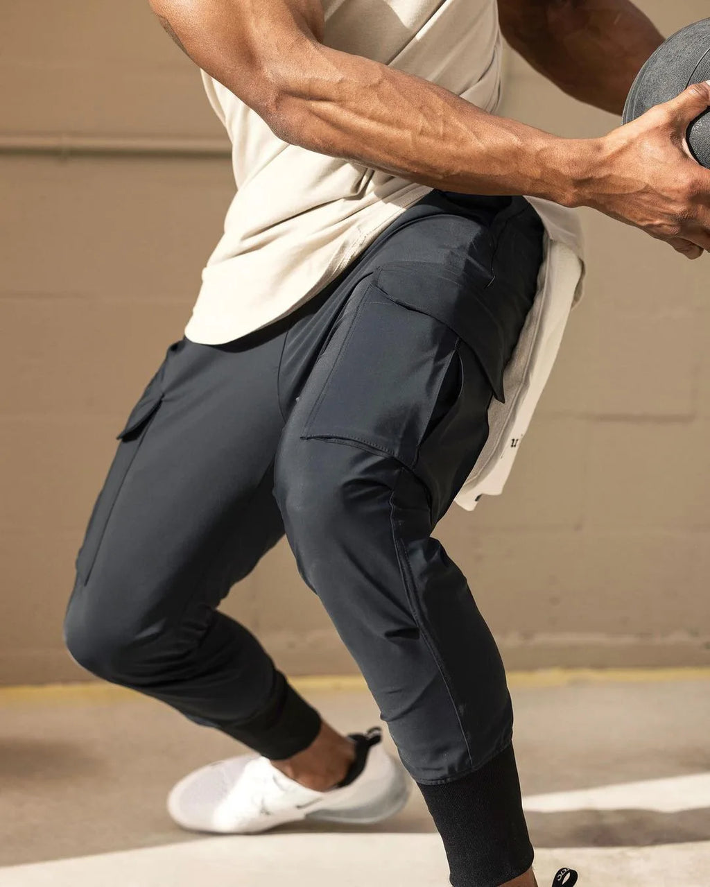 Man Pants Summer Casual Loose Trousers New In Men Clothing Fitness Sport Jogging Tracksuits  Drawstring  Sweatpants  Pants