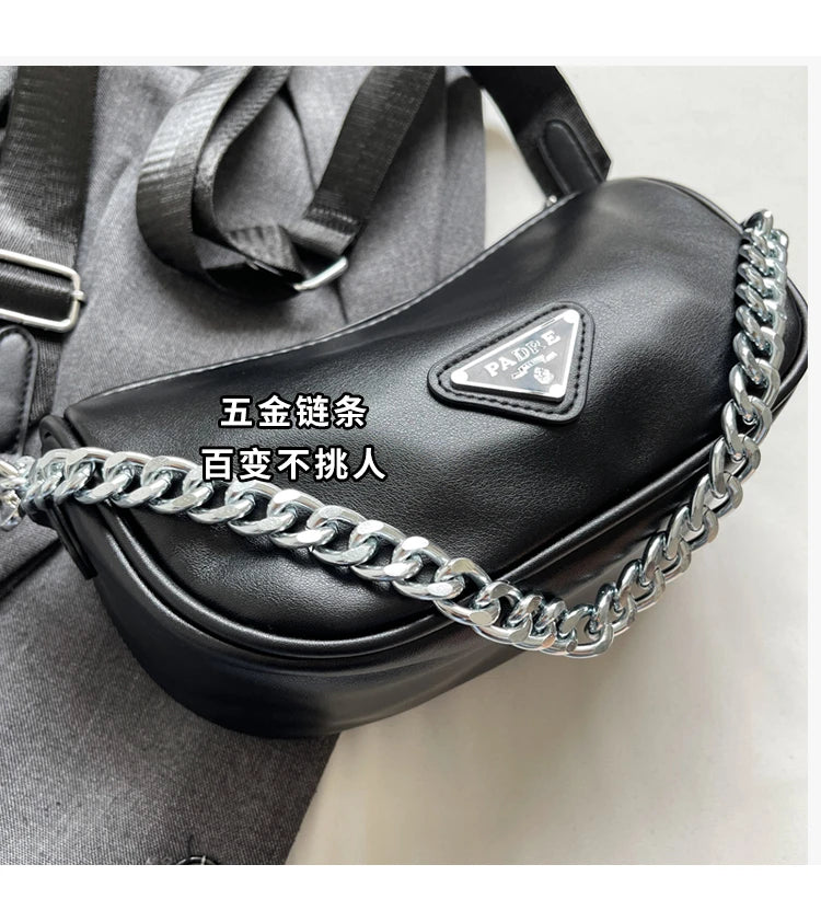 Famous Designer Ladies Shoulder Bag Leather Crossbody Handbag Women Messenger Tote Luxury Brand Classic Elegant Fashionable