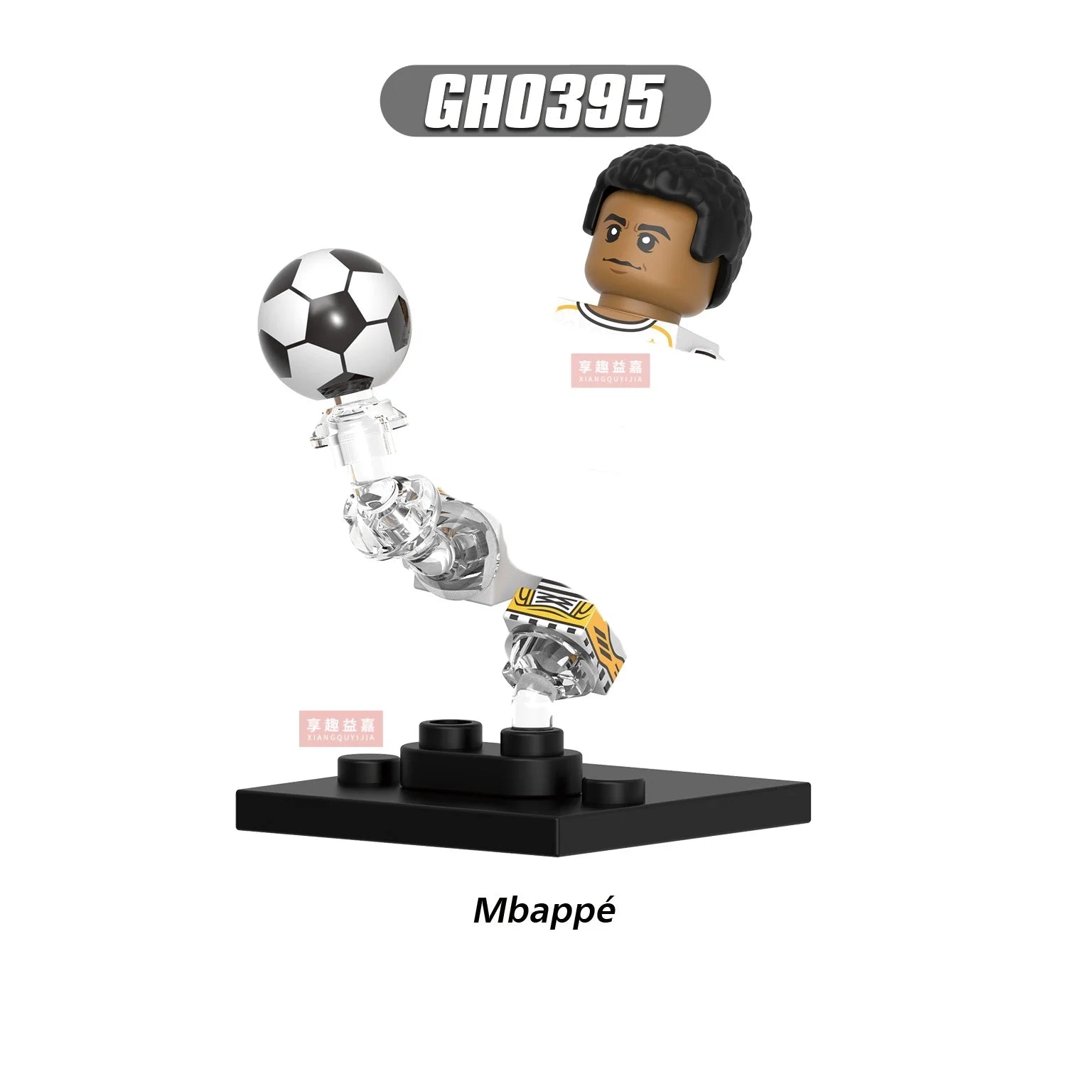 2026 NEW World Famous Football Players Figurine Messi Ronaldo Neymar Lewandowski Mini Action Building Block Model Toy Kids Gifts
