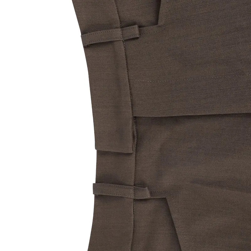Women Suit Pants Autumn New Streetwear Fashion Casual Slim Pockets Zippers Trousers Solid Elegant Lady Versatile Pants Clothing