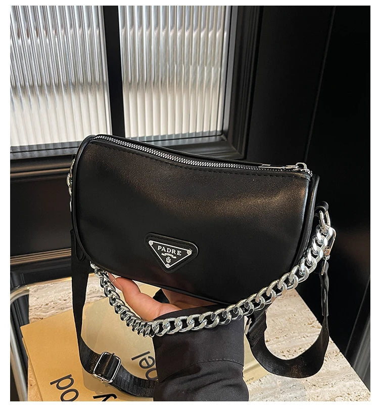 Famous Designer Ladies Shoulder Bag Leather Crossbody Handbag Women Messenger Tote Luxury Brand Classic Elegant Fashionable