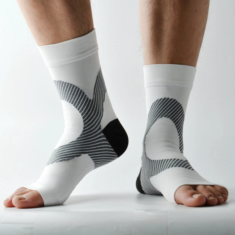 1 Pair Nano Socks Neuropathy Socks Compression Sleeve For Ankle For Swelling,Plantar Fasciitis,Sprain, Neuropathy, For Women/Men