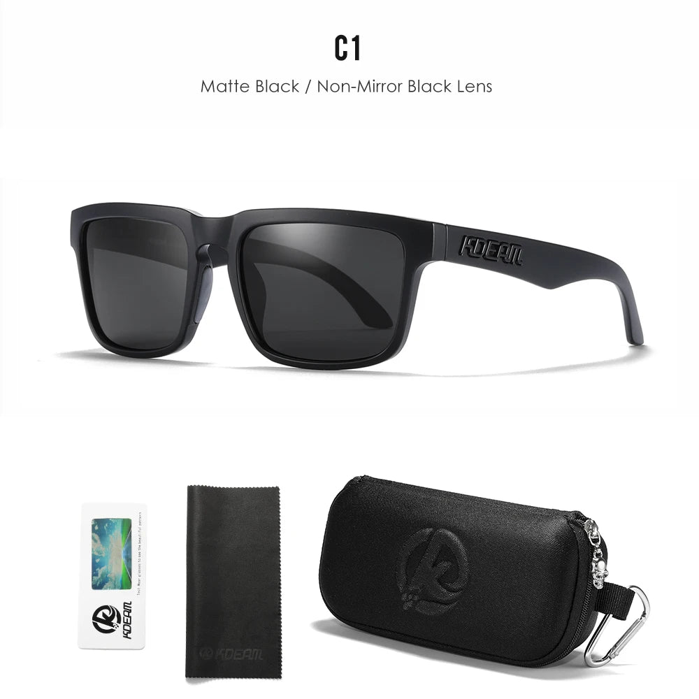 KDEAM Men's Square Sunglasses