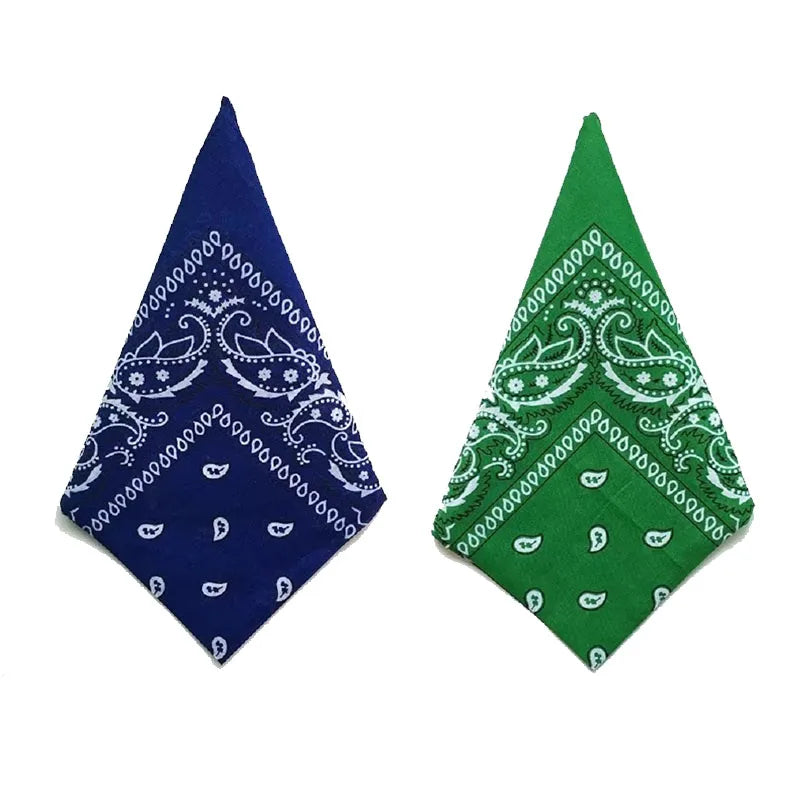 1/2pcs Hip Hop Bandana Man Women Fashion Outdoor Headbands Hair Band Wrist Wraps Hair Scarves High Quality Hair Accessories