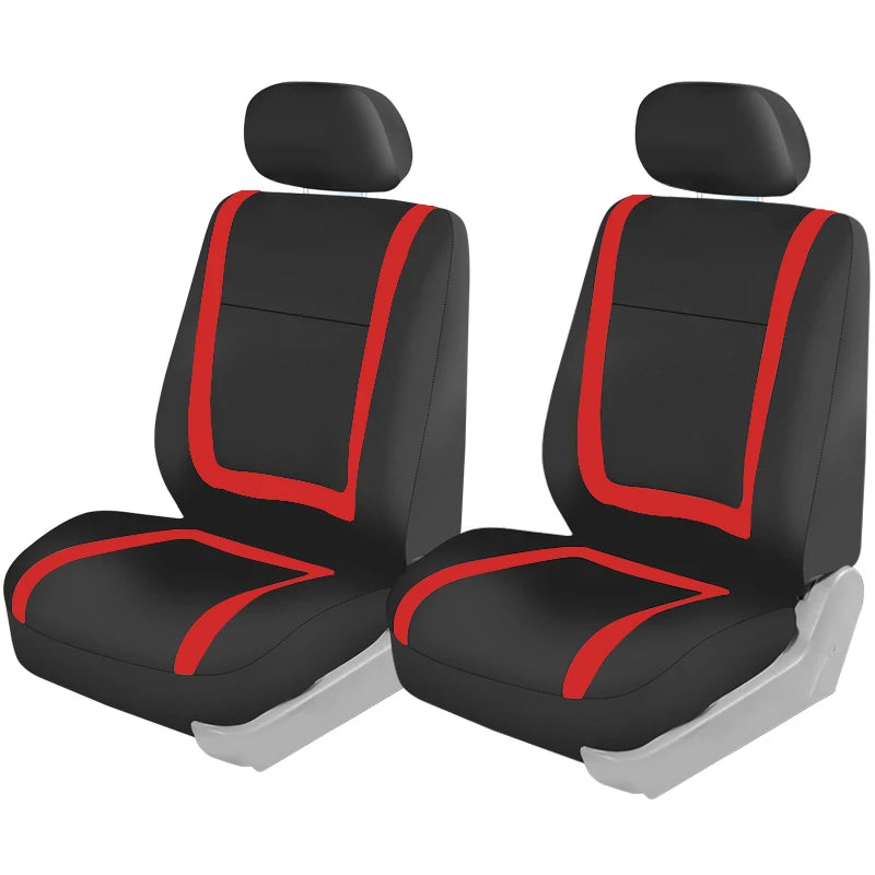 Full Set Car Seat Cover Fabric Universal Polyester Breathable Washable Suitable For Car Truck Van Suv Car Accessories Interior
