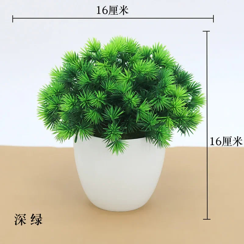 Artificial Plants Potted Bonsai