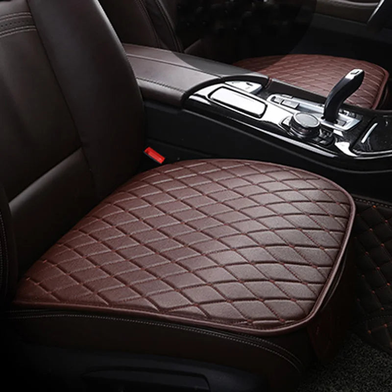 Universal Car Seat Covers PU Leather Seat Cover Auto Interior Accessories Mat Protector Car Leather Support Pad Car Seat Covers