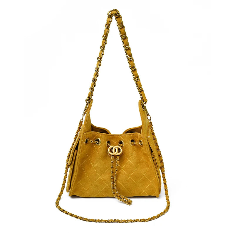 High-Quality Leather Women's Handbag Classic Elegant Design By Famous Designer Luxury Brand For Stylish Ladies