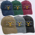 Yellowstone Dutton Ranch Baseball Cap Embroidery Cowgirl Dad Hat Men Summer Casual Farm Hat Unisex