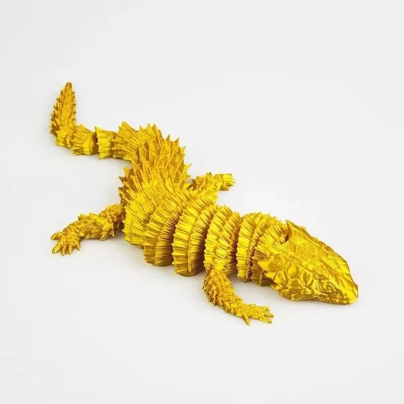 3D Printed Crocodile Articular Movable Funny Gifts Rotatable Office Home Desktop Decorations Crafts Decor Игрушки Для 3D-печати