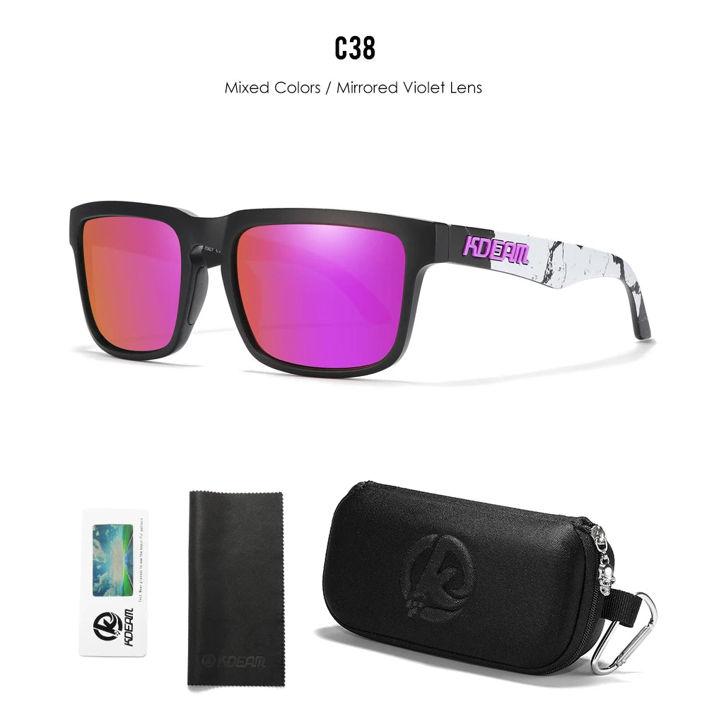 KDEAM Men's Square Sunglasses