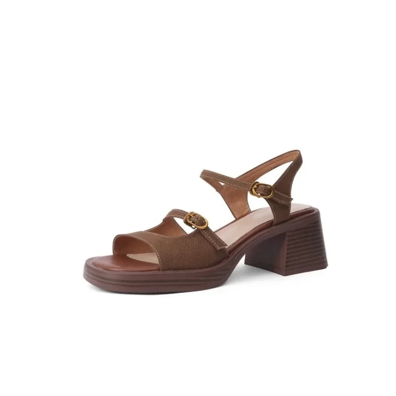 Fashion Casual Open Toe Shoes for Women High Heels Strange Style Solid Color Designer Sandals Plus Size