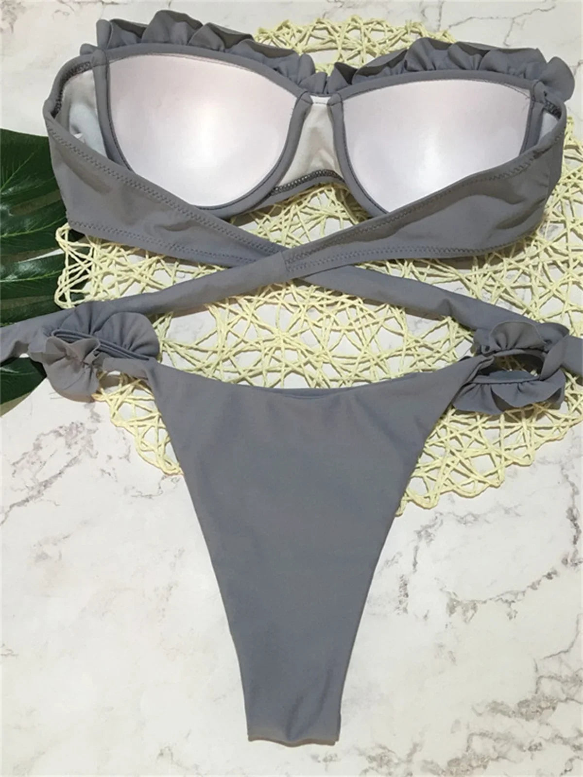 Sexy Leopard Print Bikini Set 2026 – Brazilian Push-Up Swimsuit