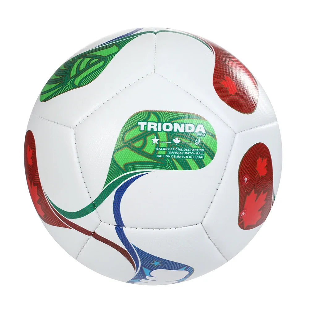 2026 High Quality Soccer Ball Official Size 5 PU Material Seamless Wear Resistant Match Training Football Futbol Voetbal Bola