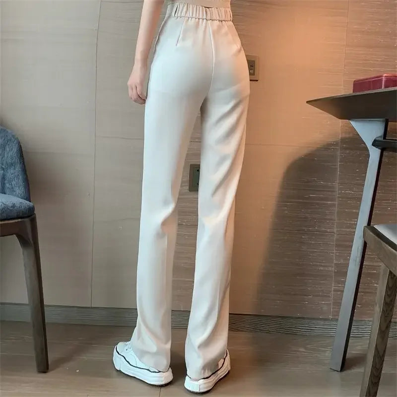 Dress Pants Tailoring Work Woman Trousers Straight Leg Slacks Women Office Trends 2025 Y2k Streetwear 90s Casual Original G Xxl