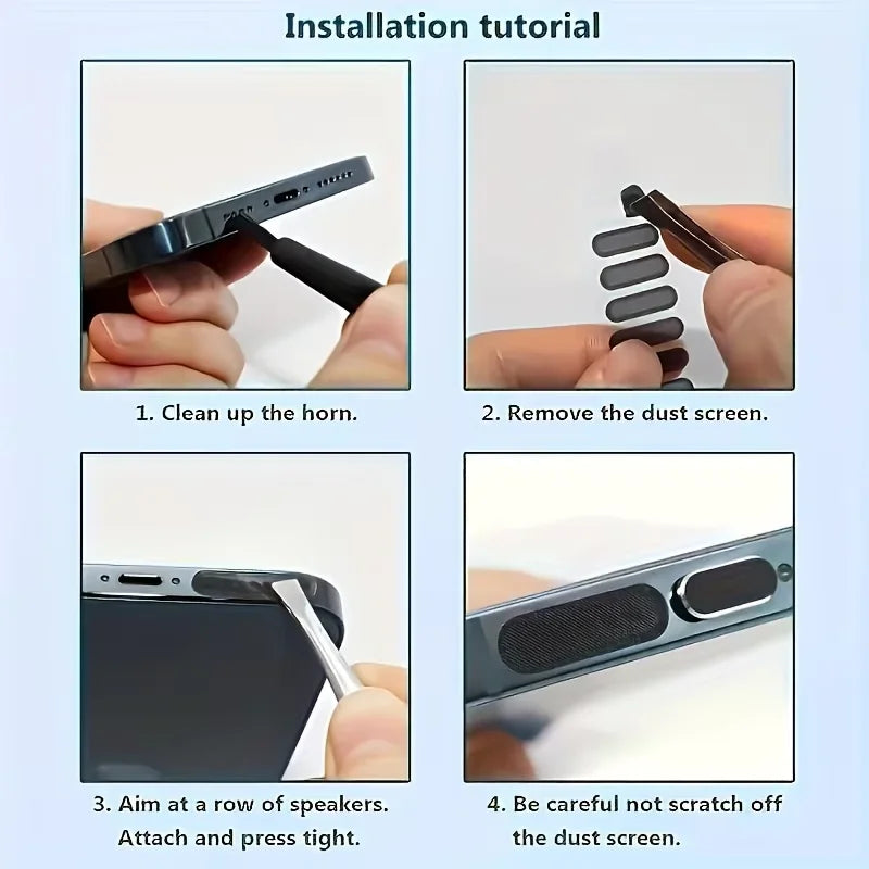 29pcs Phone Cleaning Kit, Include Type-C Port Dust Plug, Keyboard Cleaner, Speaker Mesh Guard, Phone Maintenance Accessories Set